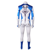 Mv Rivals (2024) Mister Fantastic Blue White Jumpsuit Outfits Cosplay Costume